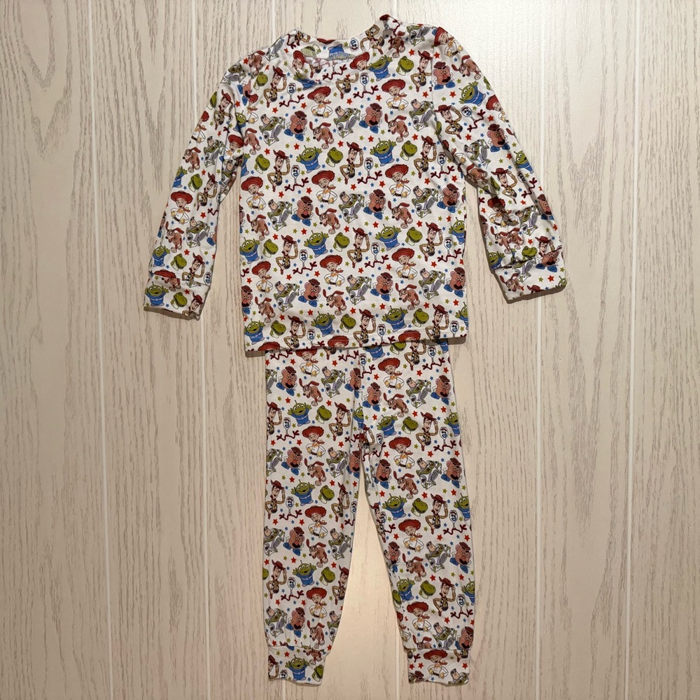 Toy Story Bamboo Pajama Set Toddler Size 2T Long Sleeve 2-Piece NWOT‎